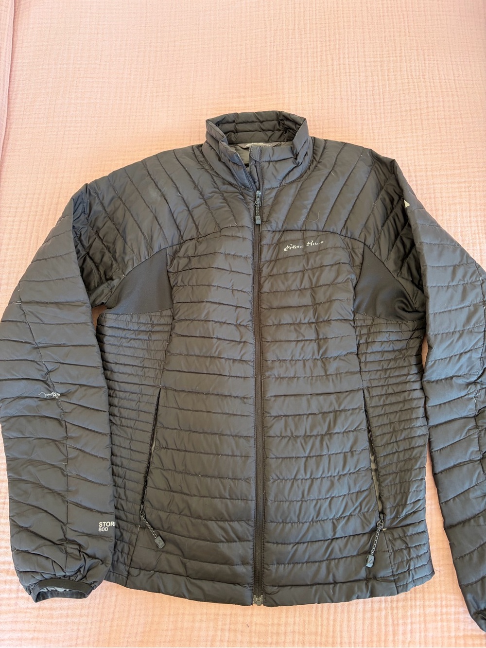 Eddie Bauer Black Quilted Puffer Jacket